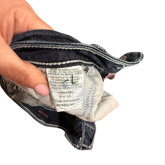 Wrangler Womens Medium Wash Bootcut Jeans With Embellished Back Pockets Size 5 - Picture 11 of 11